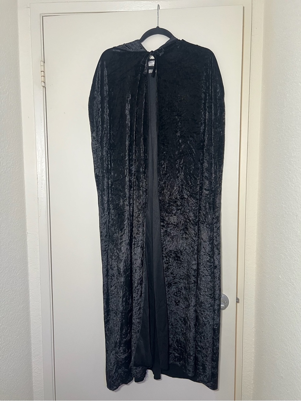 Black Velvet Vampire Halloween Cape